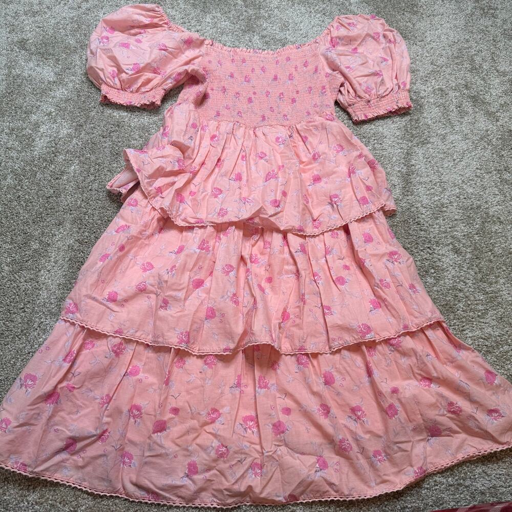 LoveShackFancy x Target "Simone"
Tiered Maxi Dress Pink Floral Size Med
Coquette - Picture 2 of 4